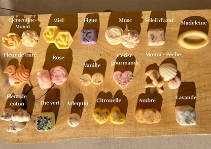 Fondants parfumés - 100 % naturel.